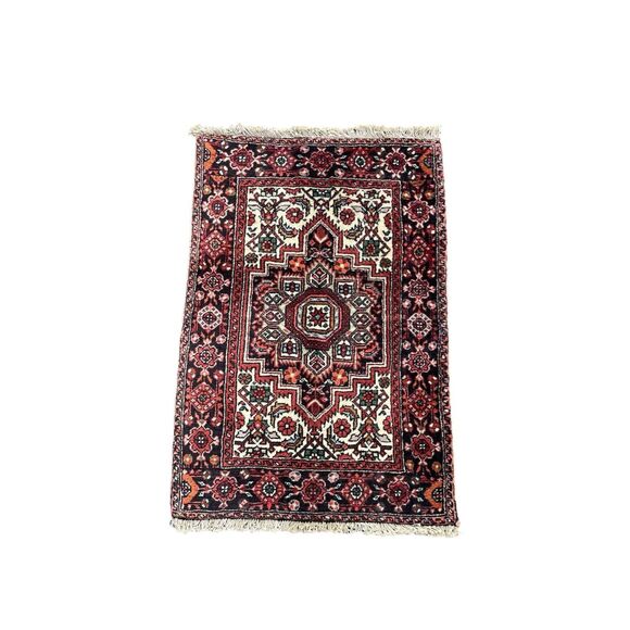 Afshar Bijar 1’ 9” X 2’ 9” Hand-Knotted Wool Rug - Picture 1 of 5